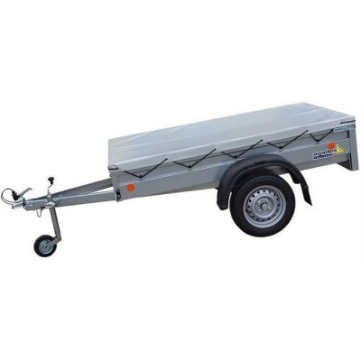 Plachta na přívěsný vozík AGADOS HANDY 20, šedá, 1,16 x 2,12 m – Zboží Mobilmania