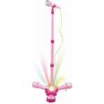 Mikrofon karaoke růžový na baterie – Zboží Mobilmania