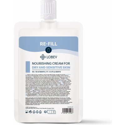 Lobey Classic Náhradní náplň Vyživující krém na suchou a citlivou pleť 50 ml + 10 ml GRATIS – Hledejceny.cz
