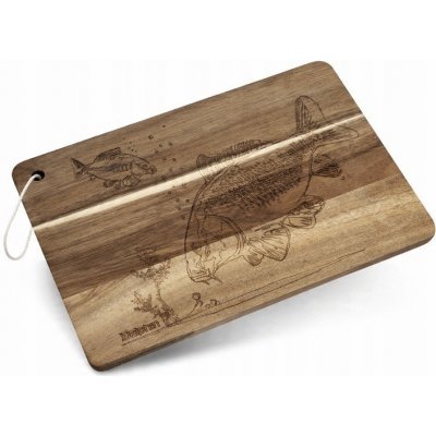 Delphin Krájecí prkénko s akátovým kaprem CarpBoard – Sleviste.cz
