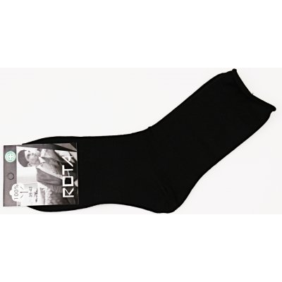 Rota pánské bavlněné zdravotní ponožky LB černé