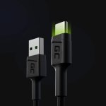 Green Cell KABGC06 USB - USB-C, 120cm, černý – Zboží Mobilmania