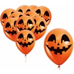 Guirca Oranžové balónky Scary Pumpkin nafukovací balónky na Halloween – Zboží Dáma