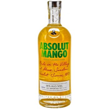 Absolut Mango 38% 0,7 l (holá láhev)