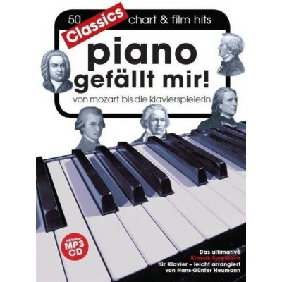 Hans Günter Heumann Piano Gefällt Mir! 50 Classics Chart & Film Hits noty na sólo klavír + audio – Hledejceny.cz