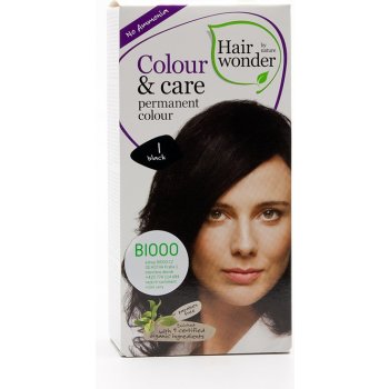 Hairwonder BIO přírodní dlouhotrvající barva Hairwonder černá 1