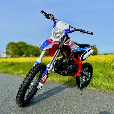 Pitbike Leramotors By Apollo THUNDER 125cc 17/14 E-Start Červená | Zboží Auto