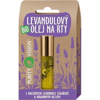 Purity Vision Růžový olej na rty s Q10 BIO 10 ml – Zboží Dáma