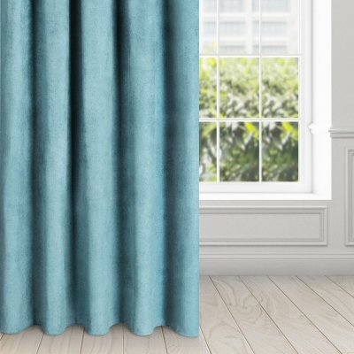 EUROFIRANY ZATEMŇOVACÍ ZÁVĚS NA PÁSCE AMAYA 140X250 CM TMAVÁ MENTOLOVÁ – Hledejceny.cz