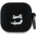 Karl Lagerfeld 3D Logo NFT Choupette Head Silikonové Pouzdro pro AirPods 4 KLA4RUNCHK – Zboží Živě