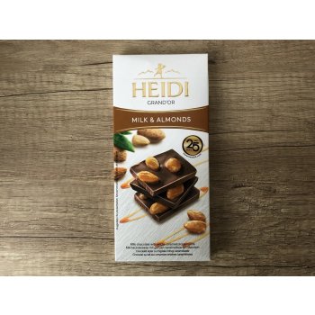 Heidi Mléčná s celými karamelizovanými mandlemi 100 g