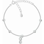 Brilio Silver náramek BRC145W – Zboží Mobilmania