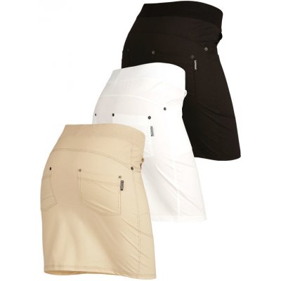 Litex dámská sportovní sukně bílá/černá/béžová Bílá – Zboží Mobilmania