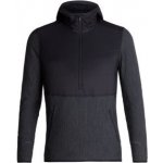 Icebreaker Mens Descender Hybrid LS Half Zip Hood