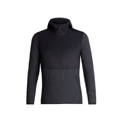 Icebreaker Mens Descender Hybrid LS Half Zip Hood – Zboží Mobilmania