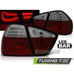 Zadní světla BMW E90 03.05-08.08 - červené/kouřové LED BAR – Hledejceny.cz