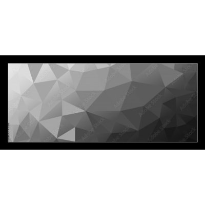 Skleněný obraz 1D panorama - 120 x 50 cm - Vector abstract triangulated color background.Poly Mosaic Background.Background of geometric shapes. Retro triangle backgroun – Zboží Mobilmania