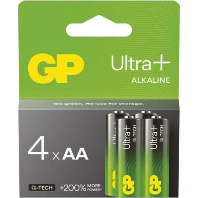 GP ULTRA PLUS Alkaline AA 4ks 03015AUPETA-B4 – Zboží Živě