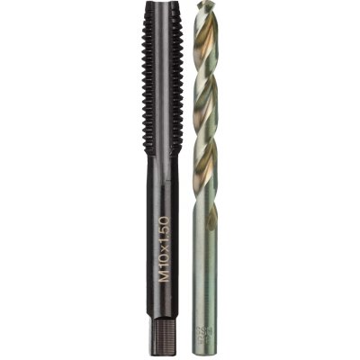 Milwaukee metrický závitník M10-1,5mm s přímými drážkami s vrtákem 8,5mm, 4932500639 – Hledejceny.cz