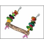 Flamingo barevná houpačka 30 x 30 cm – Zboží Dáma