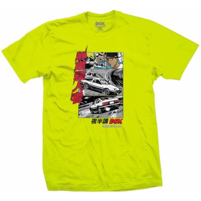 DGK MIDNIGHT CLUB TEE Safety Green – Hledejceny.cz