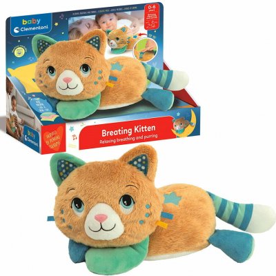 Clementoni Baby Relaxační plyšové kotě – Zboží Dáma