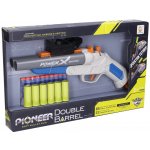 Wiky Puška Pioneer Double Barrel s pěnovými náboji a patronami 37 cm – Hledejceny.cz