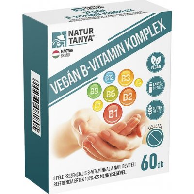 Natur Tanya Vegan Vitamin B Complex 60 Tablet – Hledejceny.cz