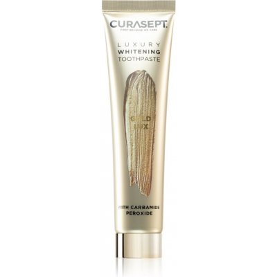 Curasept Gold Lux bělicí s aktivním uhlím 75 ml – Hledejceny.cz