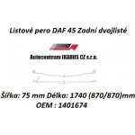 Listové pero DAF 45 Zadní dvojlisté | Zboží Auto