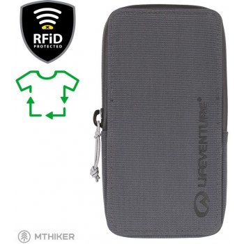 Pouzdro Lifeventure RFiD Phone Wallet Recycled a karty grey