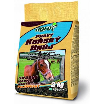 Agro pravý Koňský hnůj 3 kg