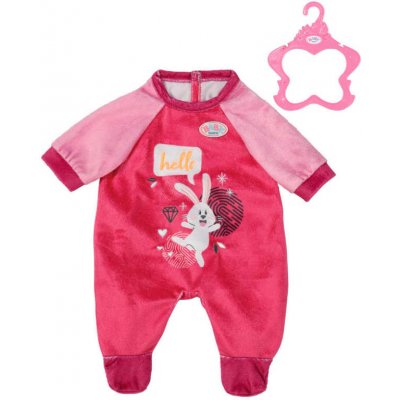 Zapf Creation BABY born Sametové dupačky růžové 43 cm – Zboží Mobilmania