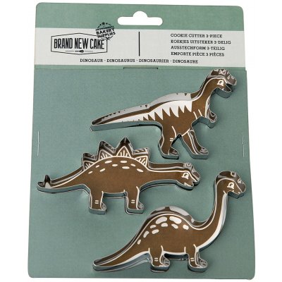 BrandNewCake Sada 3 vykrajovátek dinosaurů – Hledejceny.cz