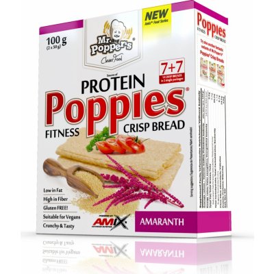 Amix Protein poppies crispbread 100 g – Zboží Dáma