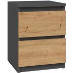 DobreSny Noční stolek M2 se 2 zásuvkami – Zbozi.Blesk.cz