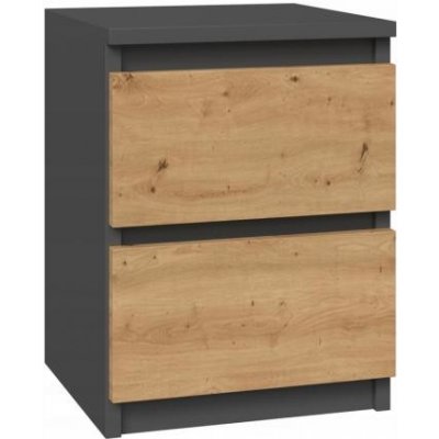 DobreSny Noční stolek M2 se 2 zásuvkami – Zbozi.Blesk.cz