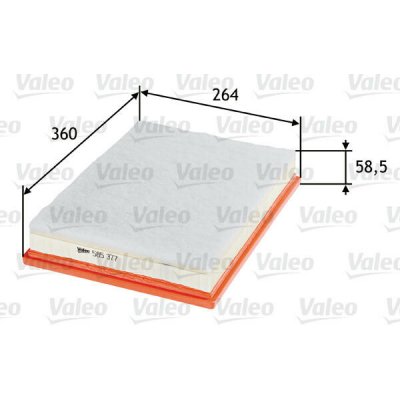 Vzduchový filtr VALEO 585377 – Hledejceny.cz