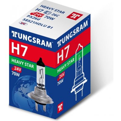 Tungsram Heavy Star 1St H7 PX26d 24V 70W – Zboží Mobilmania