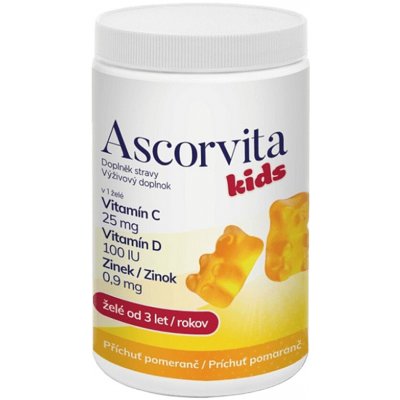 Ascorvita Kids želé medvídci 60 ks – Hledejceny.cz