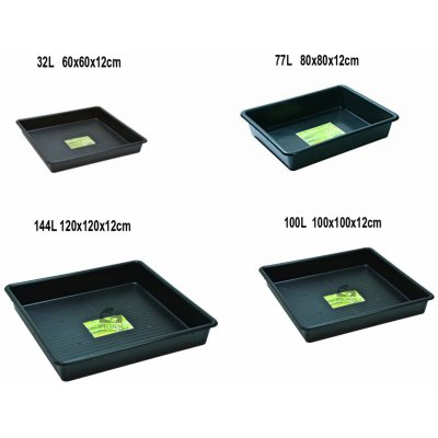 Garland podmiska plast Standard Garden Tray Black 57 x 39 x 5 cm – Zboží Dáma