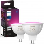 Philips Chytrá žárovka Hue 6,3 W, MR16, GU5,3, White and Color Ambiance, 2 ks – Zboží Živě