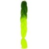Příčesek do vlasů Vlasy Kanelové syntetické Copánky ombre Zelená