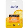 Pleťová maska Astrid Vitamin C energizující a rozjasňující textilní maska 20 ml