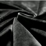 Zatemňující, tepelně izolační, sametový závěs se zavěšením rod pocket - Černý, 150 x 250 cm – Zboží Dáma
