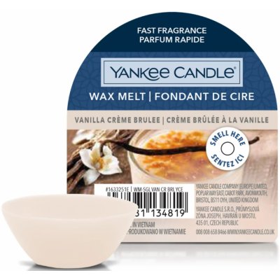 Yankee Candle Vanilla Crème Brûlée Vosk do aromalampy 22 g – Zboží Dáma