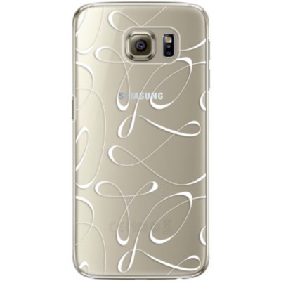 Pouzdro iSaprio Fancy white Samsung Galaxy S6 Edge