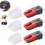 Sanyo 3X UNIVERZÁLNÍ GRAMOFONOVÁ JEHLOVÁ VLOŽKA DO ADAPTÉRU PRO SHARP – Zboží Živě