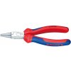 Kleště kulaté KNIPEX Kleště s kruhovými čelistmi chromované s multi-komponentními rukojeťmi 160 mm 22 05 160