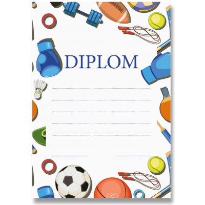 Baloušek Diplom A5 sportovní hry BD059 – Zboží Dáma